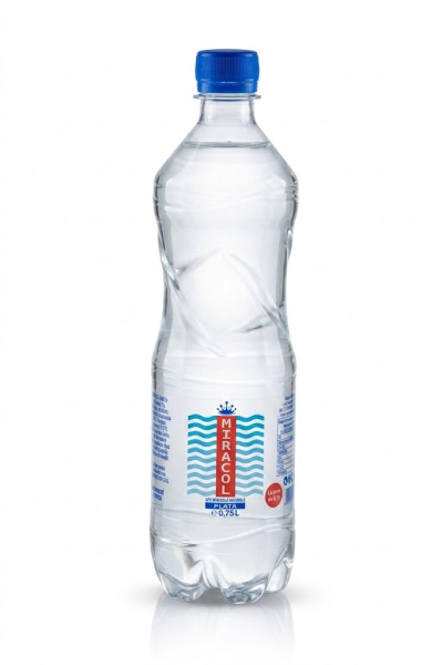 Apă potabilă plată MIRACOL   0,75 L, 12 buc