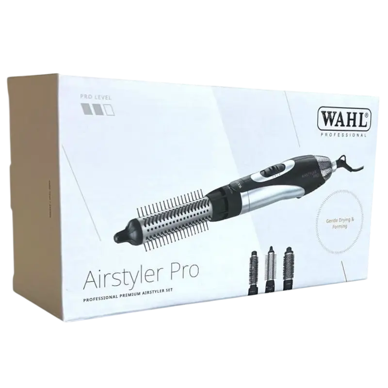 Uscător de păr-perie WAHL AirStyler Pro 4550-0471, 1100W, Argintiu