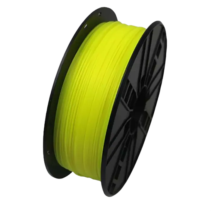 Filament pentru imprimantă 3D Gembird 3DP-ABS1.75-01-FY, ABS, Galben Fluorescent, 1.75 mm, 1kg