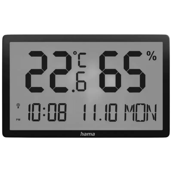 Smart senzor de temperatura și umiditate HAMA Lombok, Negru