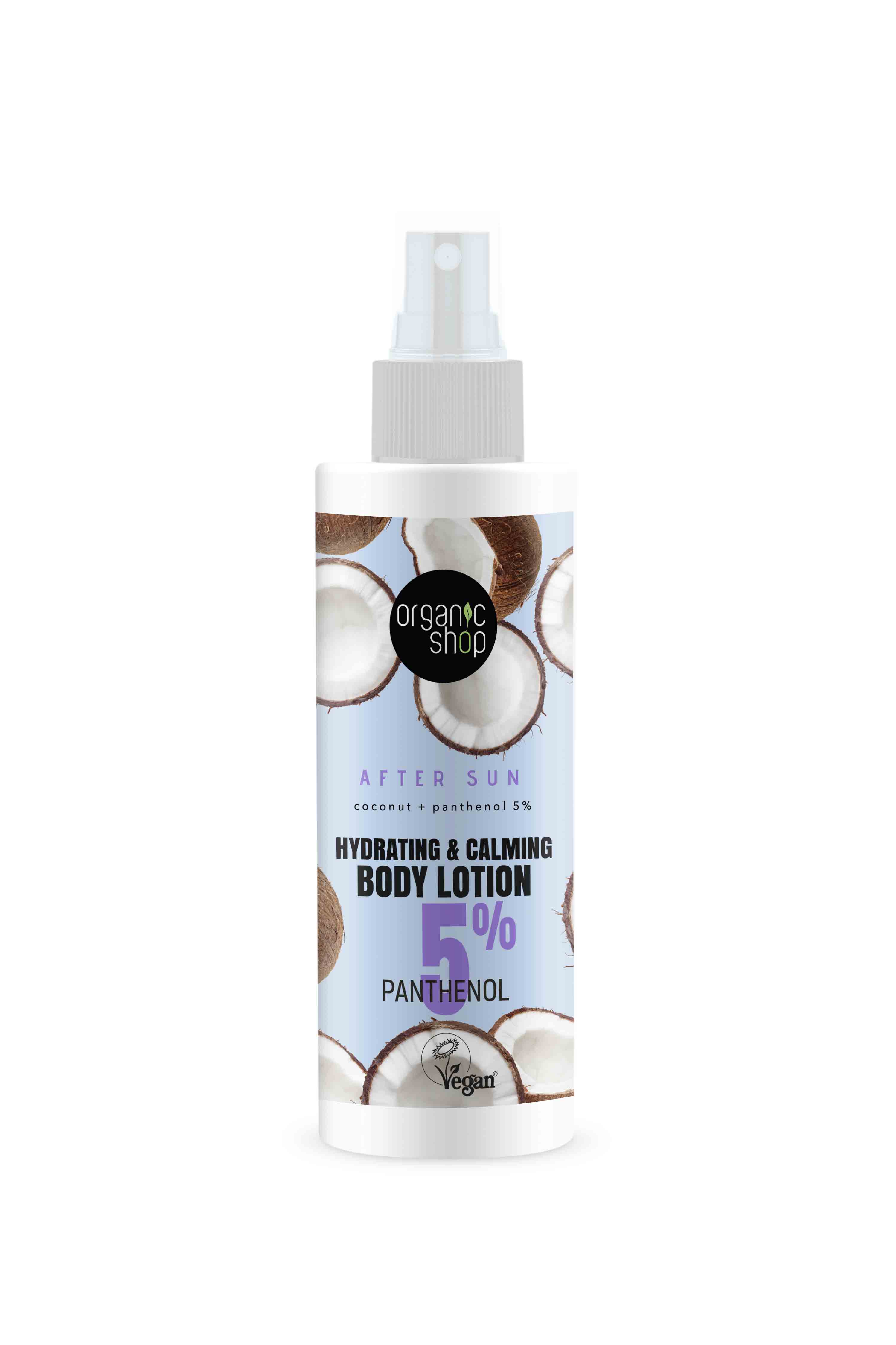 Organic Shop Loțiune de corp după soare hidratantă și calmantă 150 ml