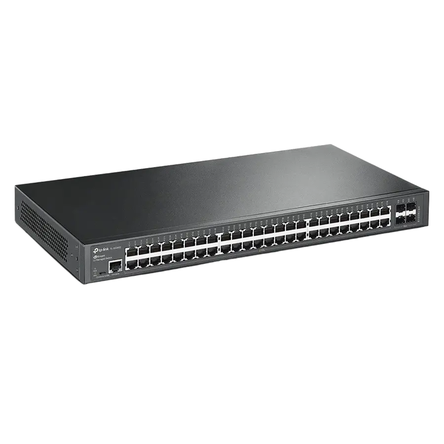 Switch de rețea TP-LINK TL-SG3452, 48x 10/100/1000 Mbps, 4x SFP
