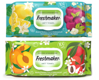 Servetele umede Freshmaker 100 buc  Fructe  cu capac
