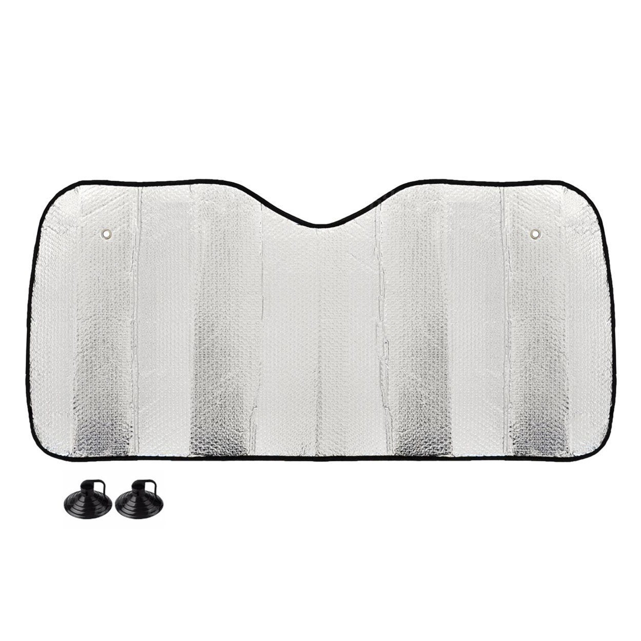 01531 Parasolar auto argintiu вЂ“ Sun cover 130 x 60 cm, PE Bubble