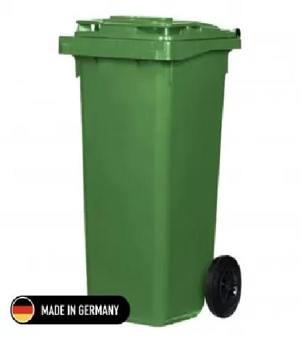 Tomberon din plastic 120 L (verde) Germania