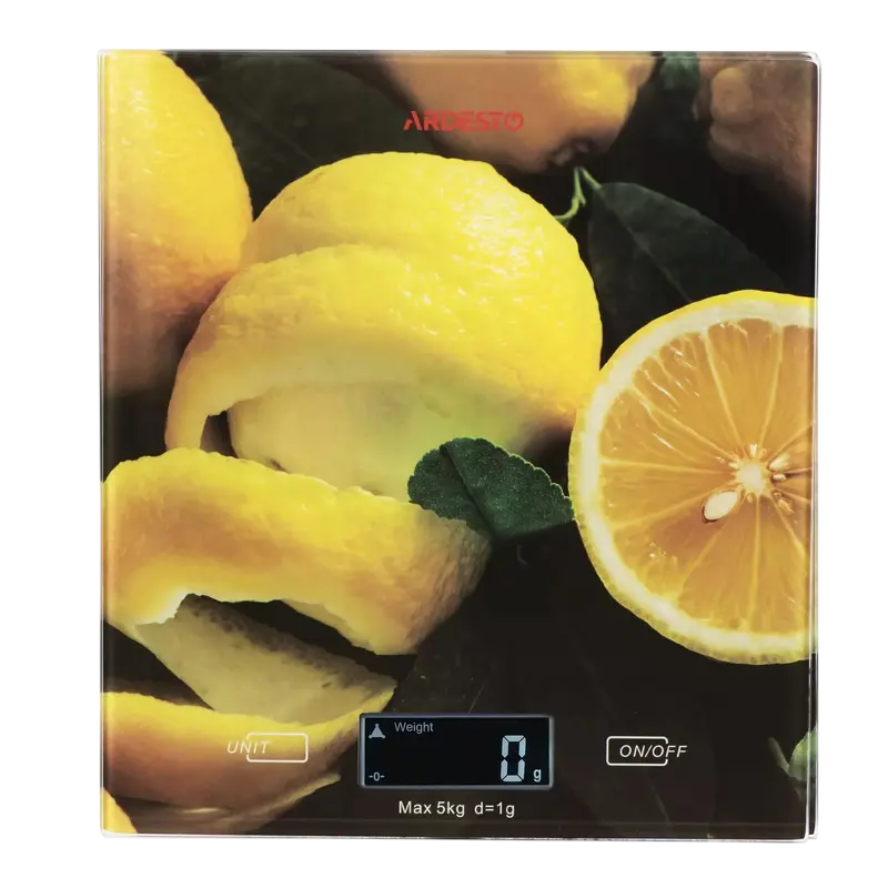 Cântar electronic de bucătărie Ardesto SCK-893, Lemon