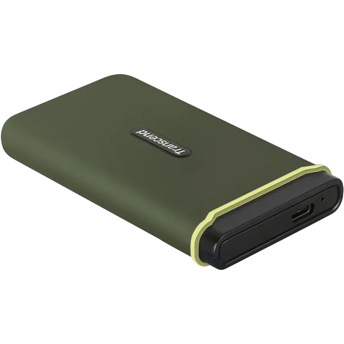 SSD portabil extern Transcend ESD380C, 4 TB, Military Green (TS4TESD380C)