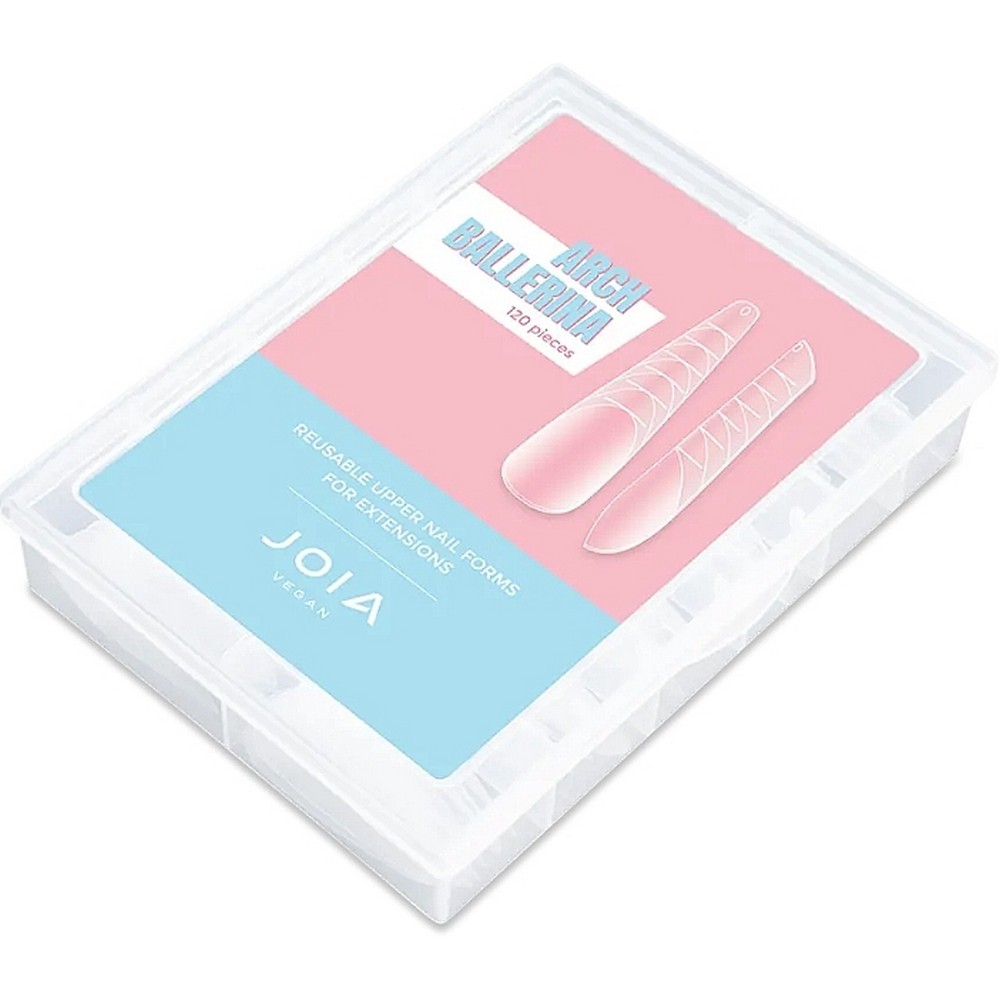 Forme superioare reutilizabile pentru extensia unghiilor JOIA vegan, migdală, 100 buc.