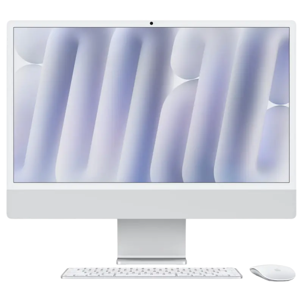 Computer All-in-One Apple iMac A3137, 24", M4 with 10-core CPU and 10-core GPU, 16GB/256GB, macOS Sequoia, Argintiu