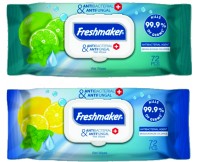 Servetele umede Freshmaker Antibacterial  72 buc cu capac
