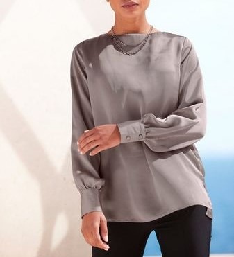 Bluza de satin Lascana