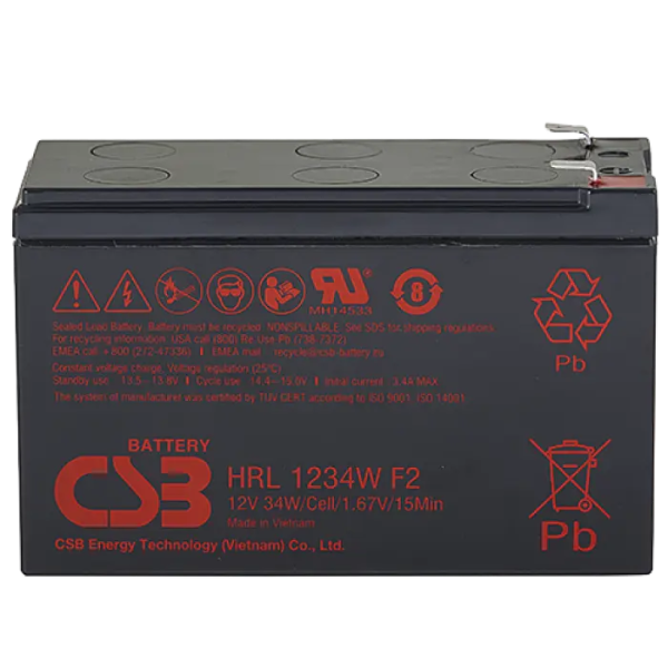 Baterie UPS 12V/   9AH CSB HRL 1234WF2 up to 8 Years