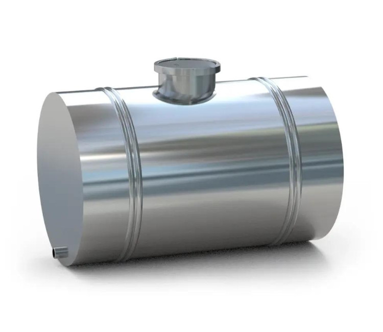 Butoi INOX orizontal 200 litri (fără suport)