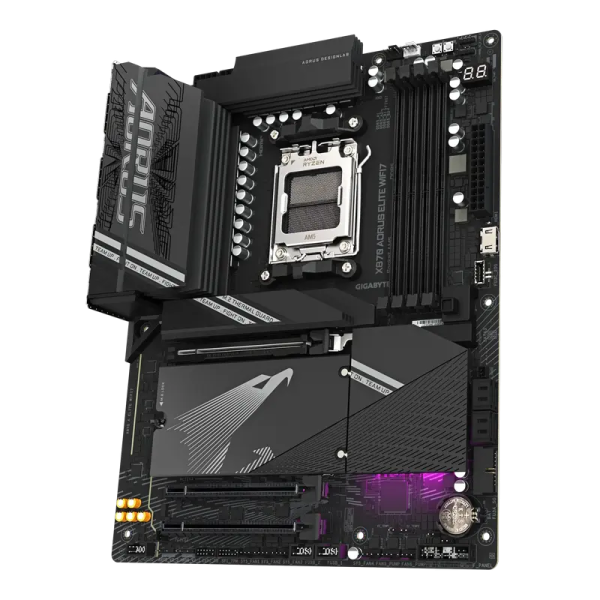 Placă de bază Gigabyte X870 A ELITE WIFI7, AM5, AMD X870, ATX