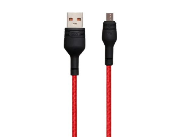 Cablu încărcare și sincronizare XO NB55, Micro-USB/USB Type-A, 1m, Roșu