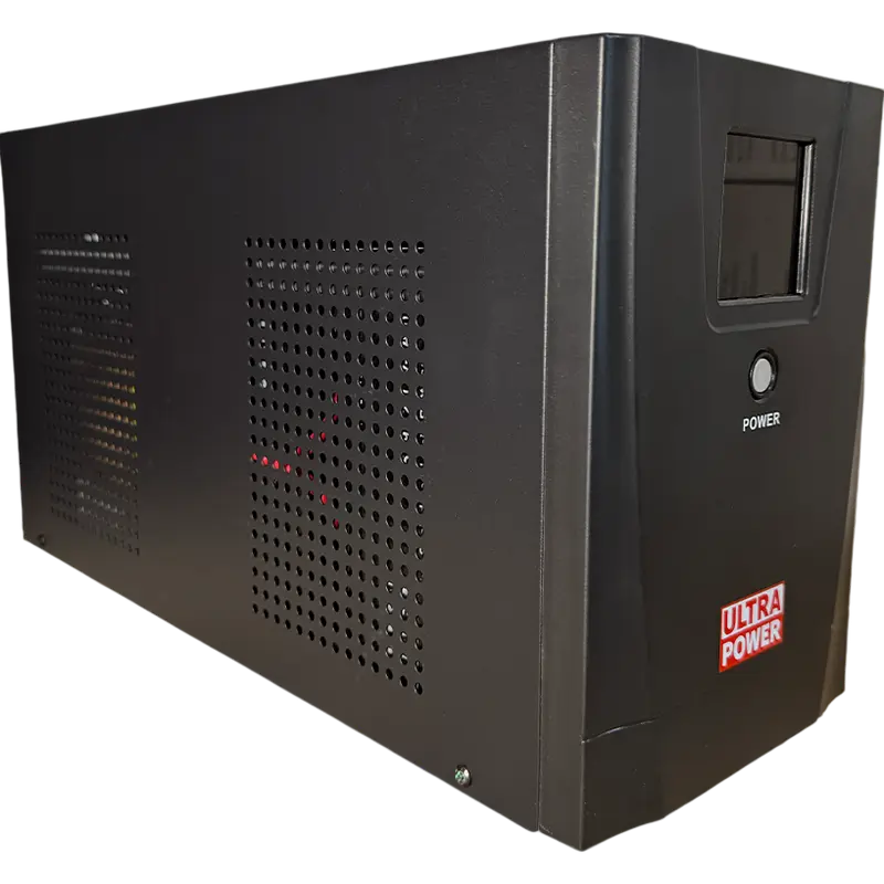 UPS  Ultra Power 3000VA/1800W (3 steps of AVR, CPU controlled, USB) metal case, LCD display