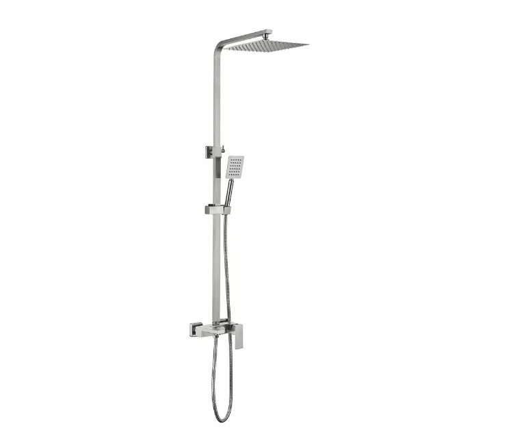 Coloană de duș WEZER PRO16A-02-GUNGREY Ø35 (inox satinat)