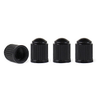 02623 Capace ventil plastic negre, 4 buc.