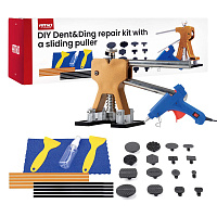 04599 Set de reparații pentru îndepărtarea loviturilor de caroserie cu extractor glisant (DIY Dent & Ding Repair Kit)
