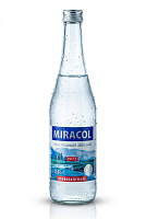 Apă potabilă carbogazificată MIRACOL   0,5 L (sticlă), 12 buc