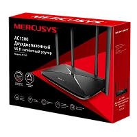 Router fără fir MERCUSYS AC12G, Negru
