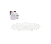 Set de farfurii reutilizabile EH 4 bucăți - 23 cm transparente (49663)