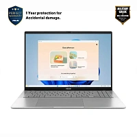 Laptop 16" ASUS Vivobook S 16 S3607VA, Cool Silver, Intel Core i7-13620H, 16GB/1024GB, Fără SO
