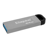 Memorie USB Kingston DataTraveler Kyson, 64GB, Argintiu