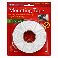 Banda adeziva dubla extra-puternica Mounting Tape, 24 mm × 2.6 m