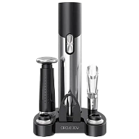 Set pentru vinuri Circle Joy CJ-TZ09, Negru