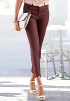 Pantaloni skinny  Lascana, culoare bordo
