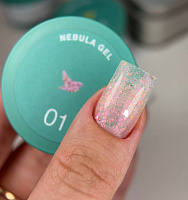 Nebula Gel nr.1, 15 ml Siller