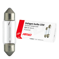 01486 Bec cu halogen  C5W Festoon SV 8,5-8 36mm 12V