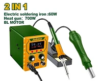 Stație de lipit cu aer cald 2 în 1 60W Jadever