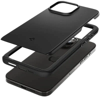 Husă Spigen iPhone 15 Pro Max Thin Fit, Negru