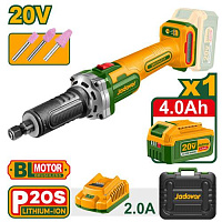 Polizor drept (Biax) cu acumulator 20V + 1 ac.; Jadever