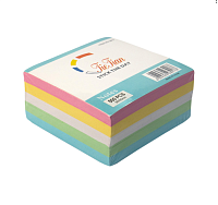 Bloc Notițe Multicolore 9x9 cm, 500 File, Cub Hârtie Memo Colorată, Bloc Notițe Birou Școală, Hârtie Notițe Organizare, Memo Office Multicolor