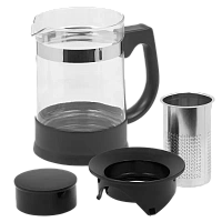 Ceainic cu infuzor RESTO 90512, 0,95L, Negru