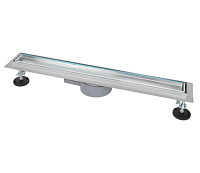 Rigolă de duș ITAL IT03-FT29/400 sub gresie rotativ 360° (inox)