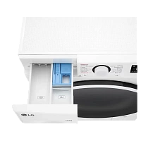 Mașină de spălat cu uscător LG F4DR510S0W, 10kg, Alb