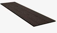 Riflaj acustic din lemn Black Walnut NEW 3000x600x22mm