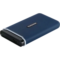 SSD portabil extern Transcend ESD370C, 1 TB, Albastru Marin (TS1TESD370C)