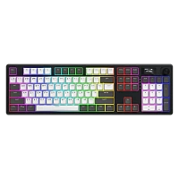 Tastatură HATOR Skyfall 100 PRO, Cu fir / Fără fir, Negru | Gri