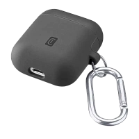 Husă pentru Airpods Cellularline Bounce - AirPods 1 & 2, Negru