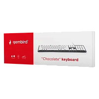Tastatură Gembird KB-CH-01, Cu fir, Negru | Alb