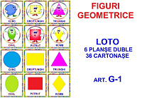 G-1 Joc Loto Figuri geometrice