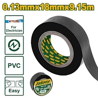 Bandă izolatoare din PVC 0.13mmx18mmx9.15m Negru Jadever JDPN1103
