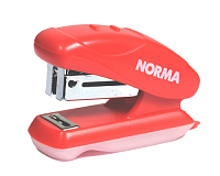Capsator Mini N24/6 NORMA, 16 file, 50 mm, albastru, compatibil capse N24/6, capsator mic pentru scoala si birou