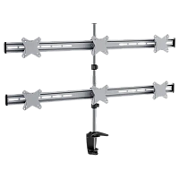 Suport birou pentru monitoare Reflecta PLANO Desk 23-1010S, Argintiu