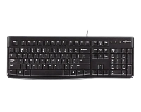 Tastatură Logitech K120, Cu fir, Negru
